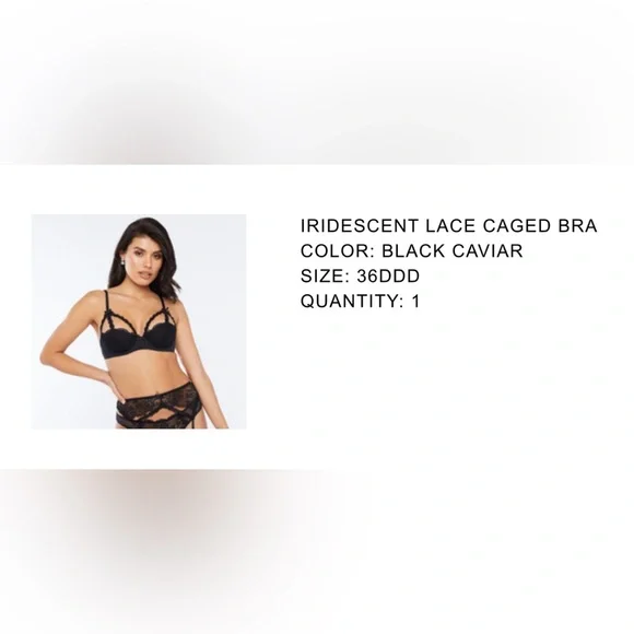 Savage X Fenty Black Lace Bra - Picture 5 of 5